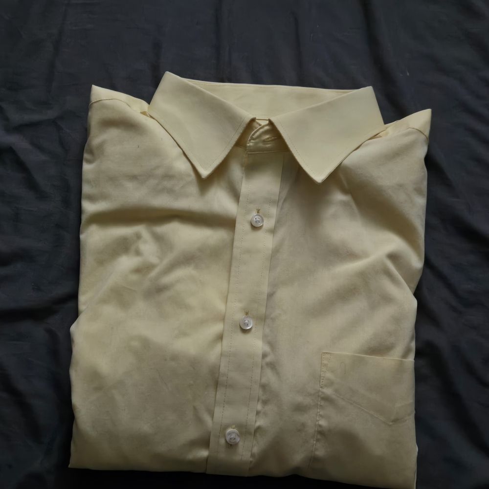 Men's Yellow Dress Shirt